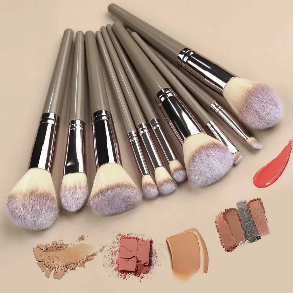 Set de Pinceaux Kabuki Professionnels Peau de Verre